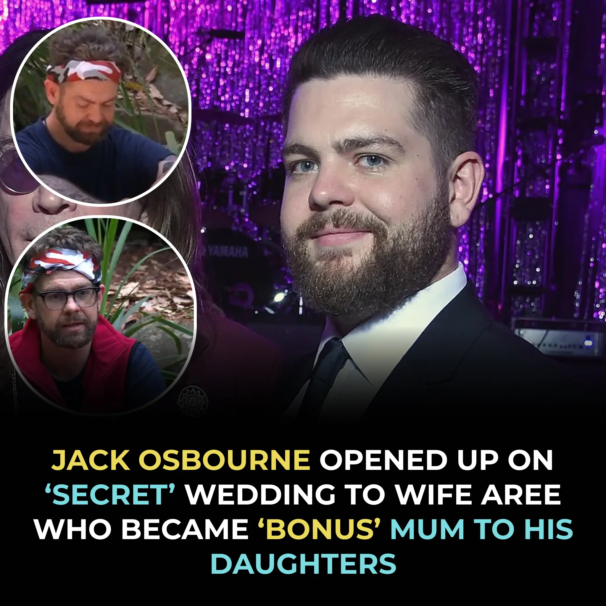 JACK OSBOURNE OPENED UP ON ‘SECRET’ WEDDING TO WIFE AREE WHO BECAME ‘BONUS’ MUM TO HIS DAUGHTERS