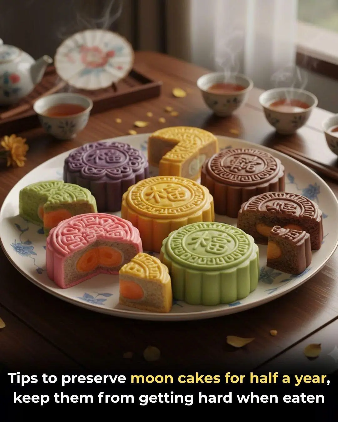 Tips to preserve moon cakes for half a year, keep them from getting hard when eaten