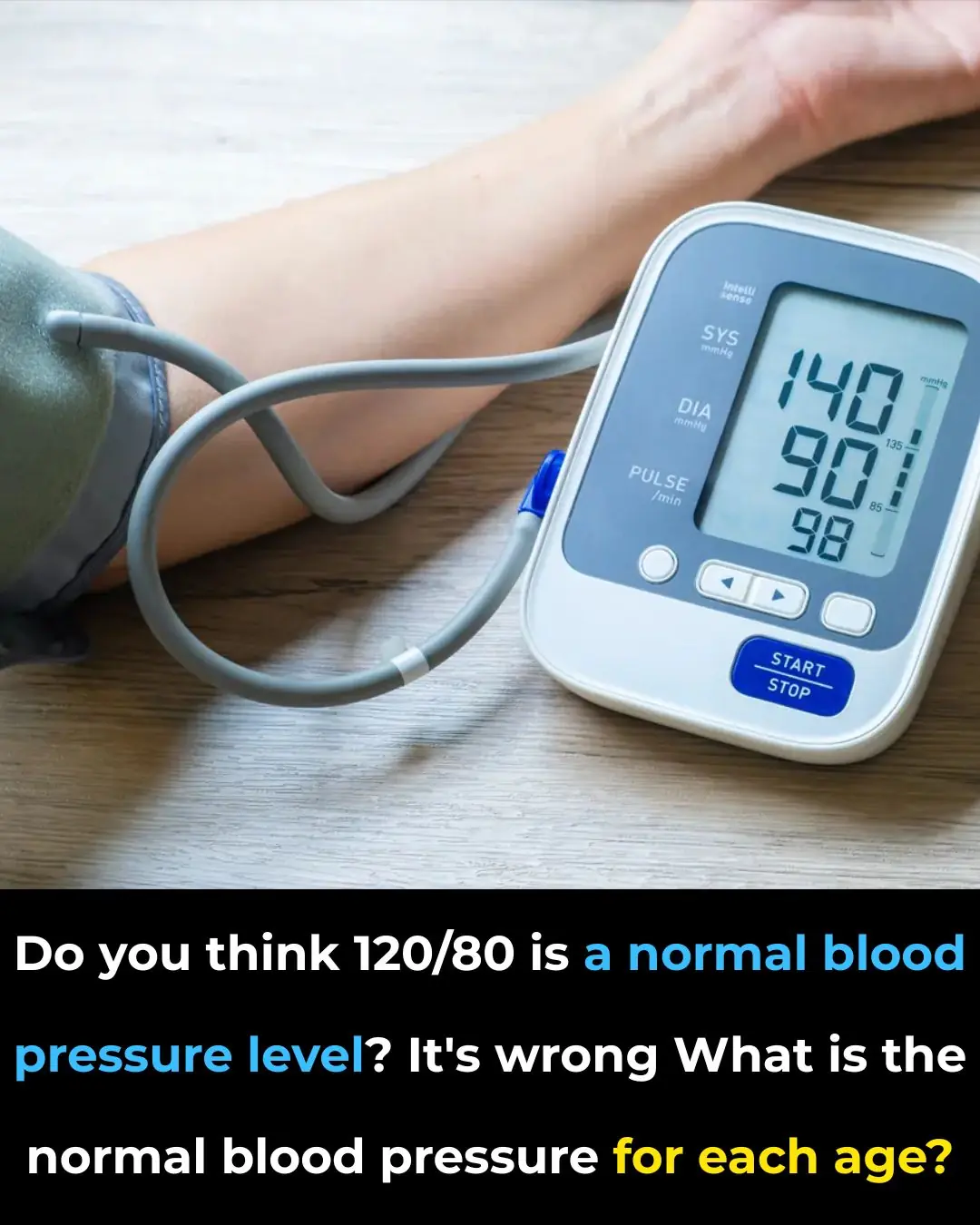 What Is The Normal Blood Pressure For Each Age