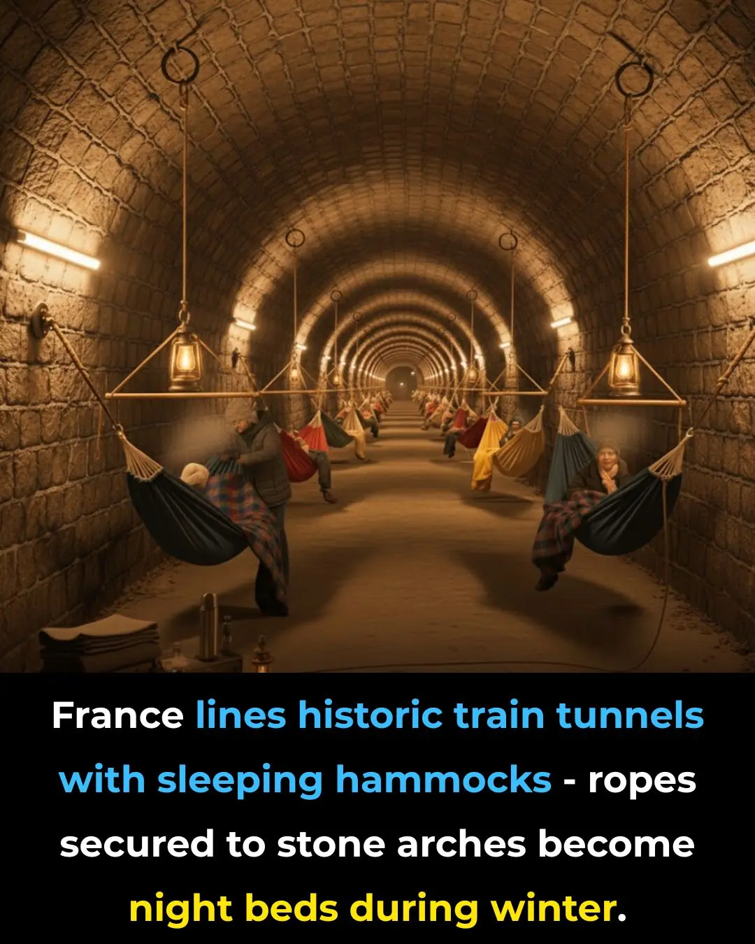 France Turns Forgotten Railway Tunnels into Poetic Winter Shelters for the Unhoused