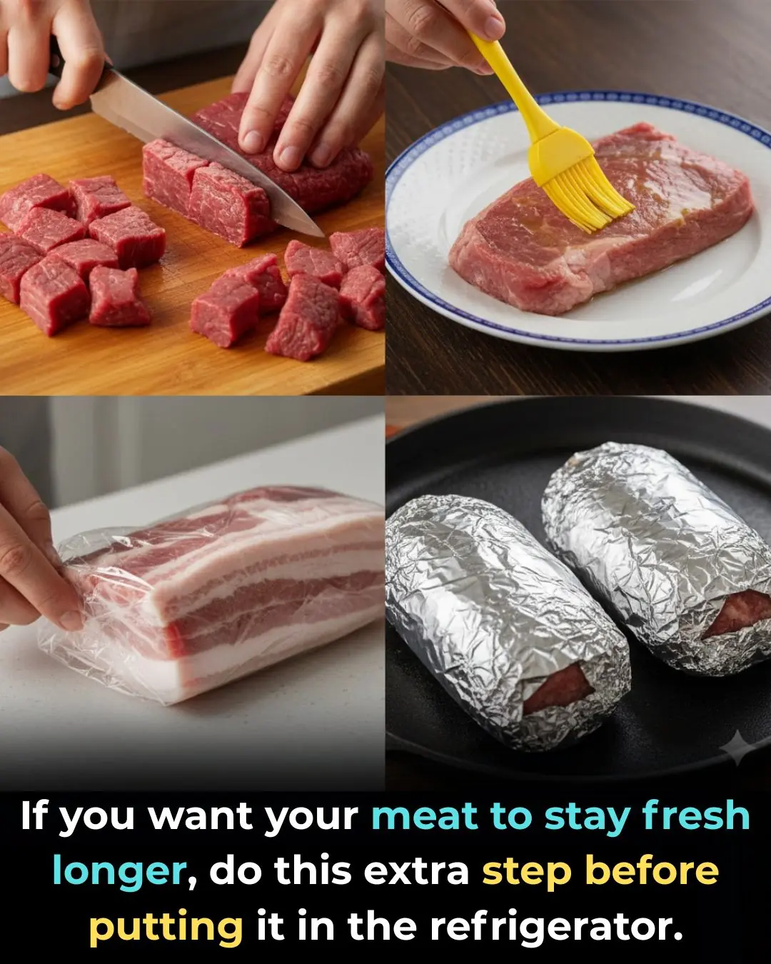 If You Want Your Meat to Stay Fresh Longer, Make Sure to Do This One Extra Step Before Refrigerating