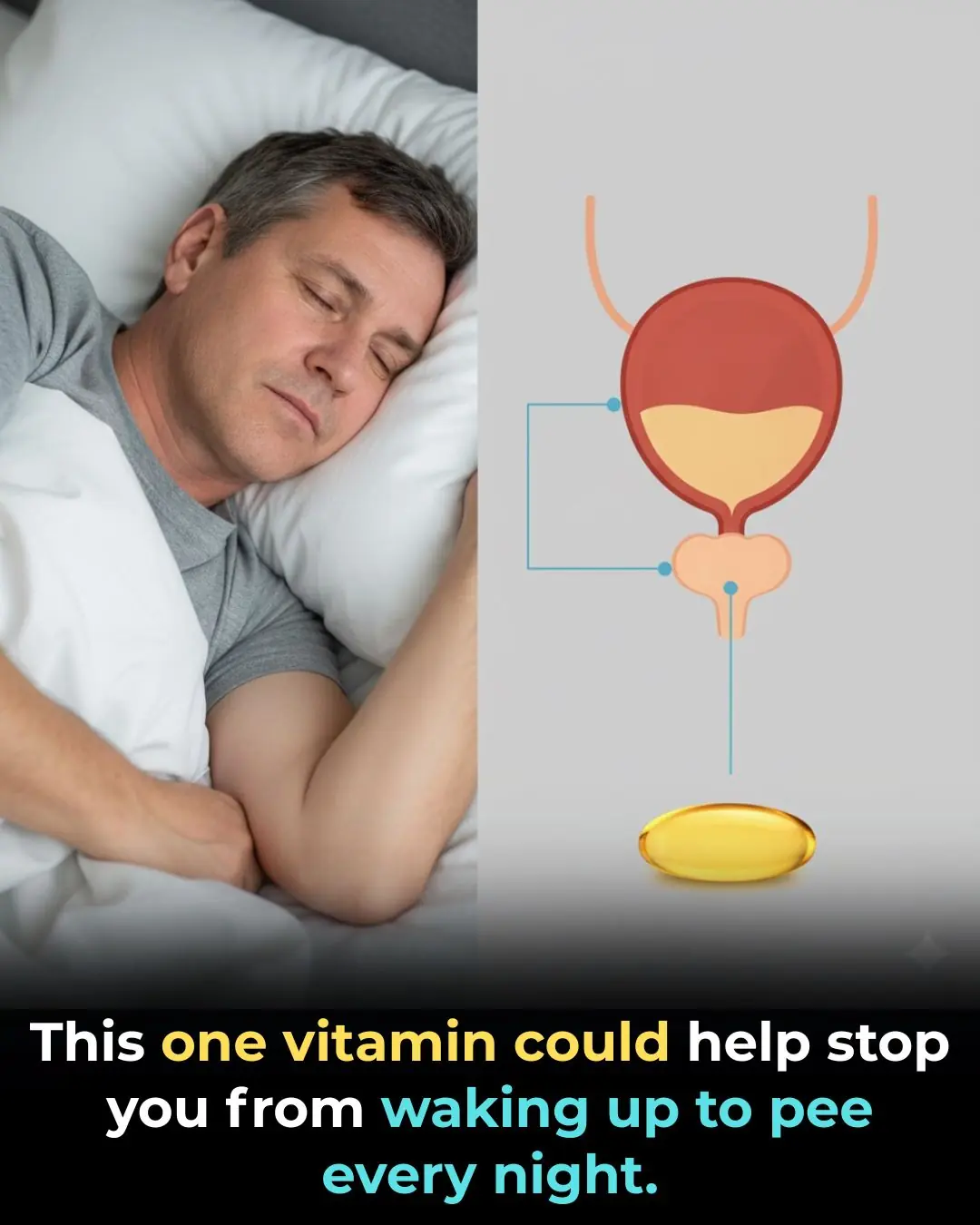 This one vitamin could help stop you from waking up to pee every night