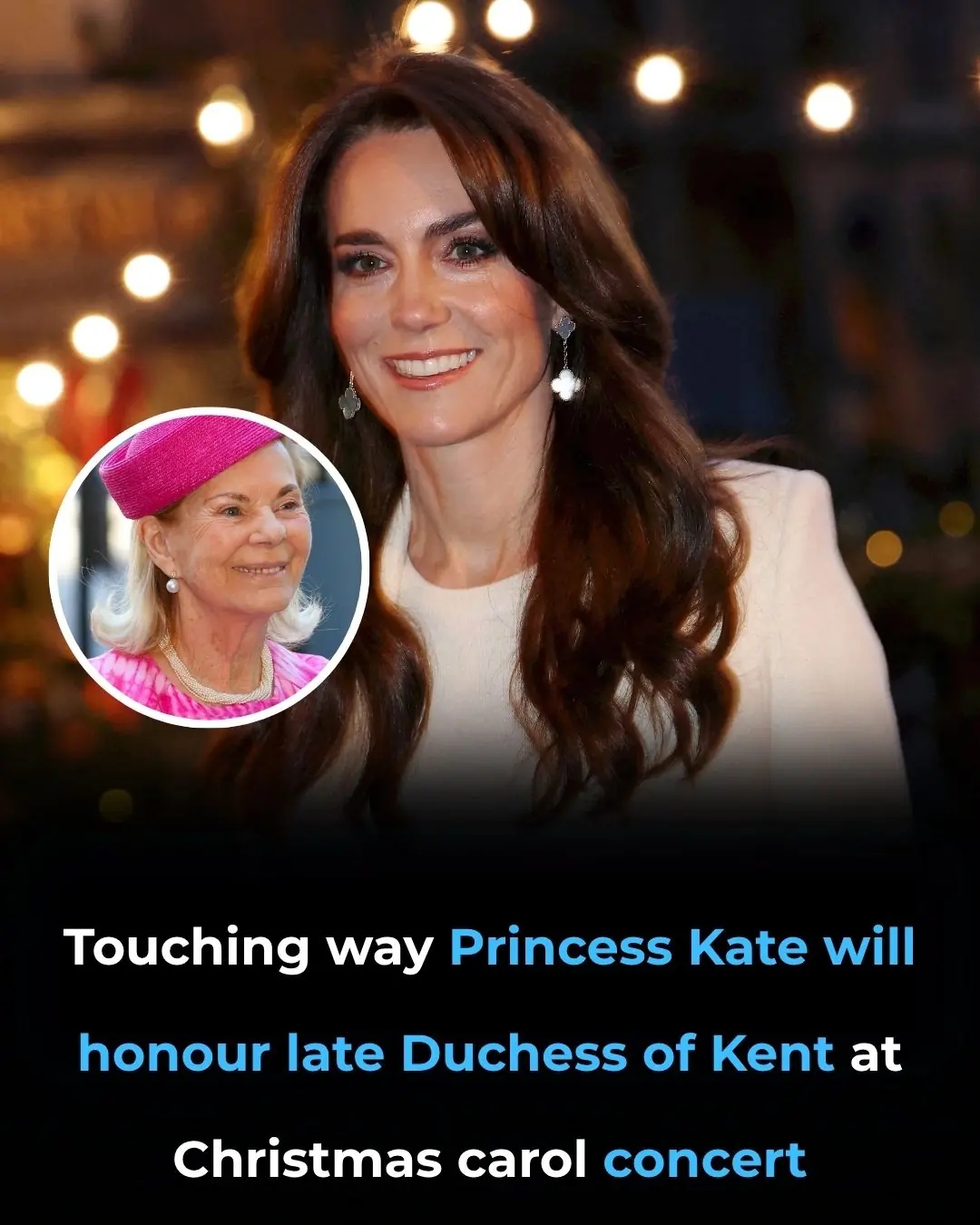 Kate Middleton announces date and theme for her Christmas carol concert