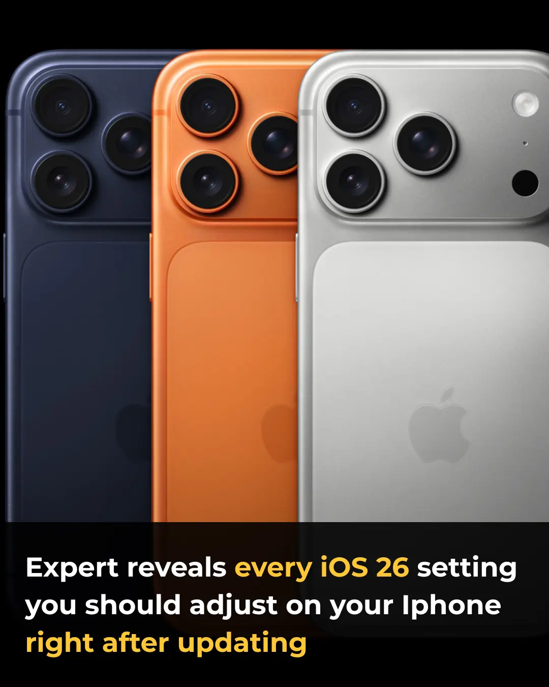 Expert reveals every iOS 26 setting you should adjust on your Iphone right after updating