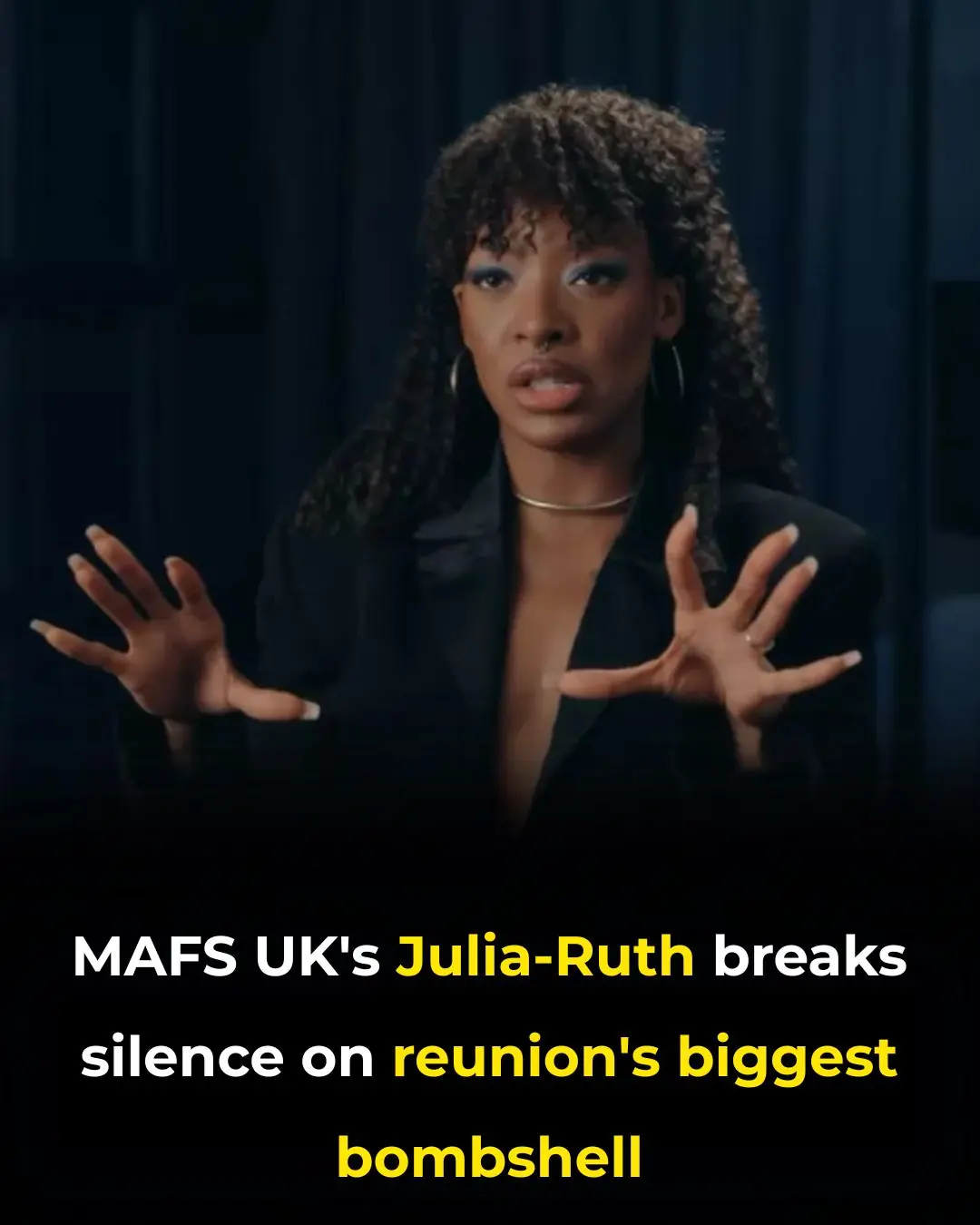 MAFS UK's Julia-Ruth breaks silence on reunion's biggest bombshell