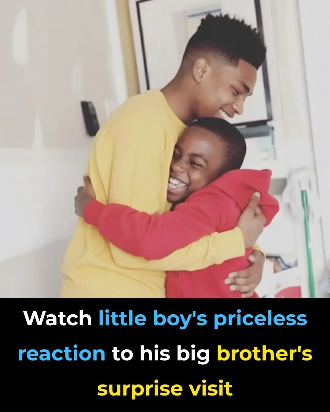 Black Boy Joy: Watch Little Boy’s Priceless Reaction To His Big Brother’s Surprise Visit