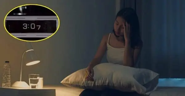 If you suddenly wake up between 3:07 and 3:15 a.m., you should be extremely careful