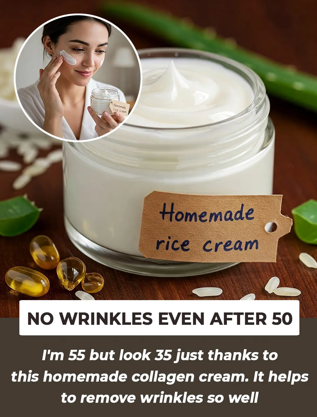 DIY Rice Cream for Glowing Skin - The Ultimate Anti-Aging Moisturizer