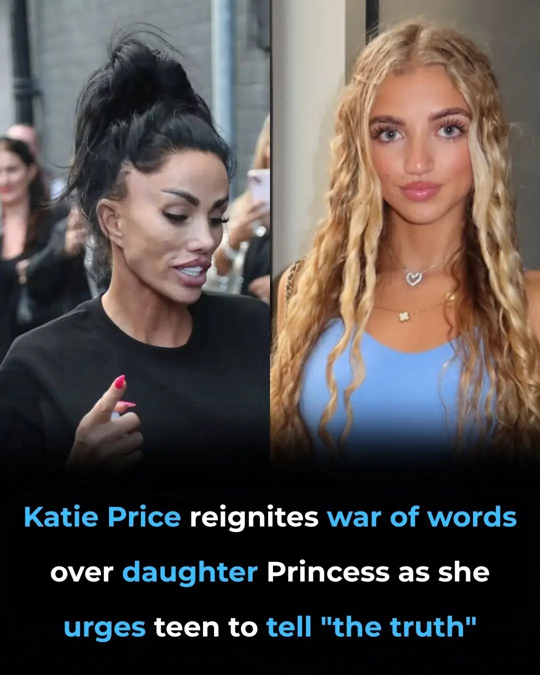 Katie Price Reignites Tensions Over Daughter Princess Andre, Urges Teen to “Tell the Truth”