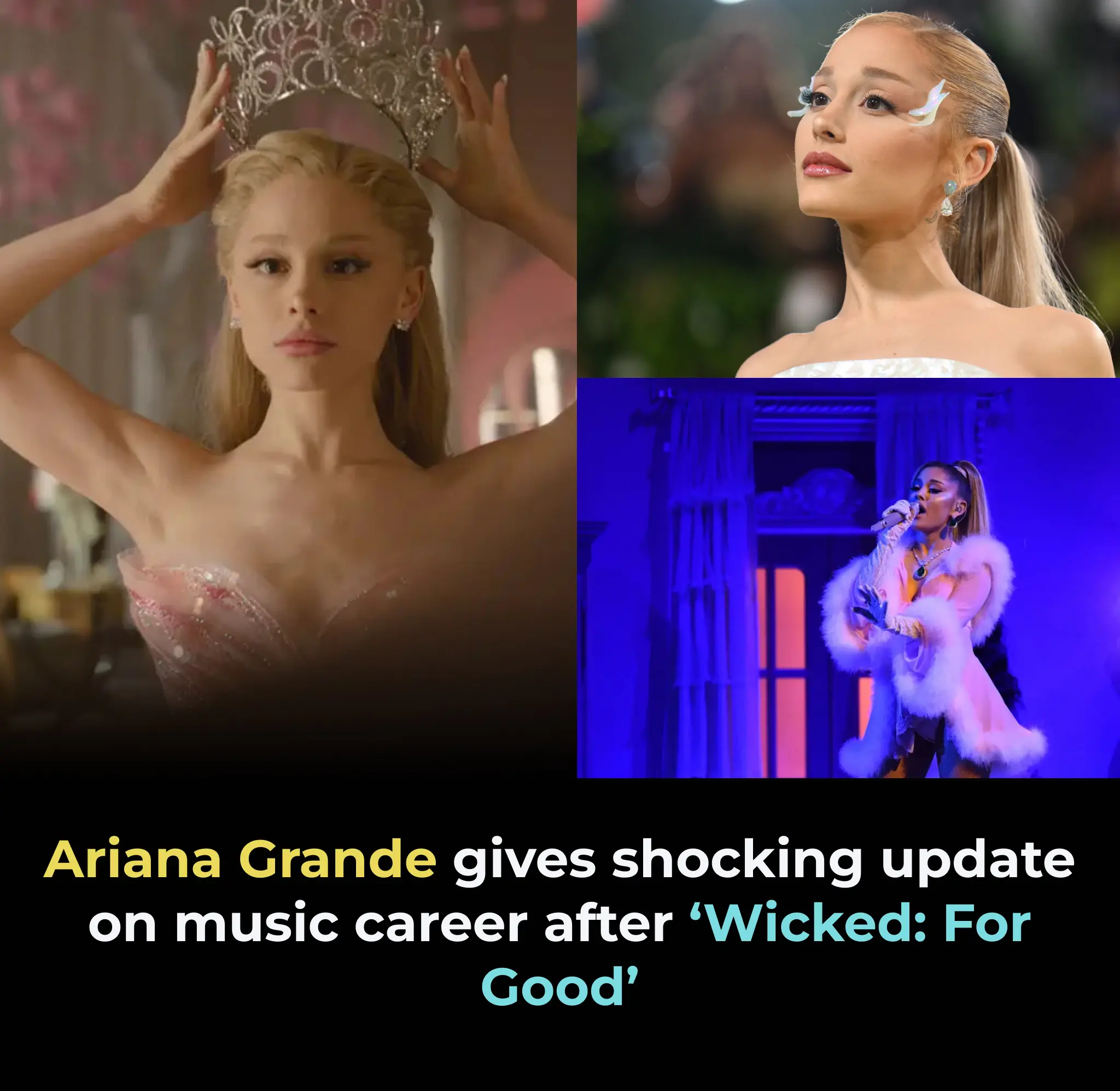 Ariana Grande gives shocking update on music career after ‘Wicked: For Good’