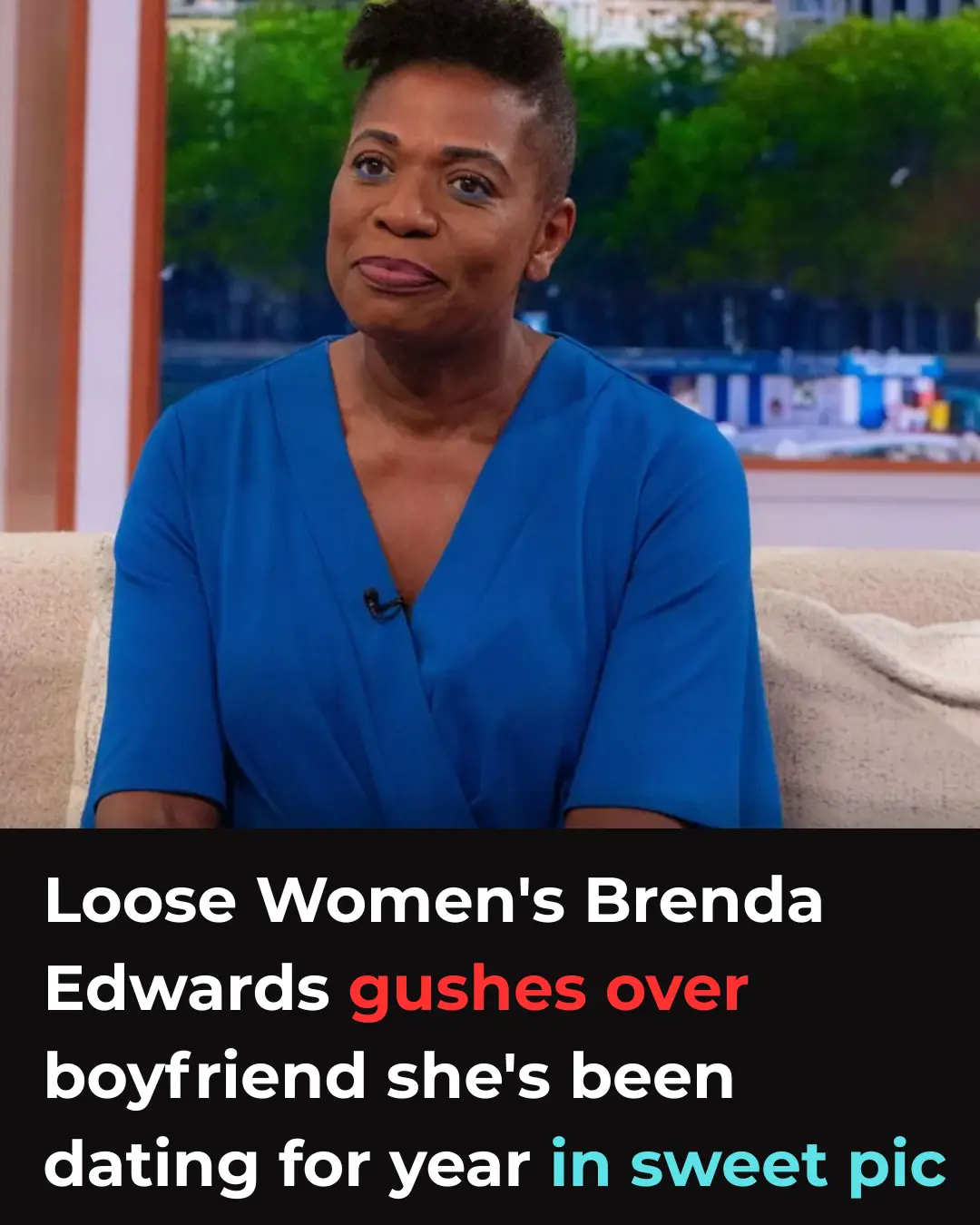 Loose Women star gushes over secret boyfriend on first anniversary as co-stars react