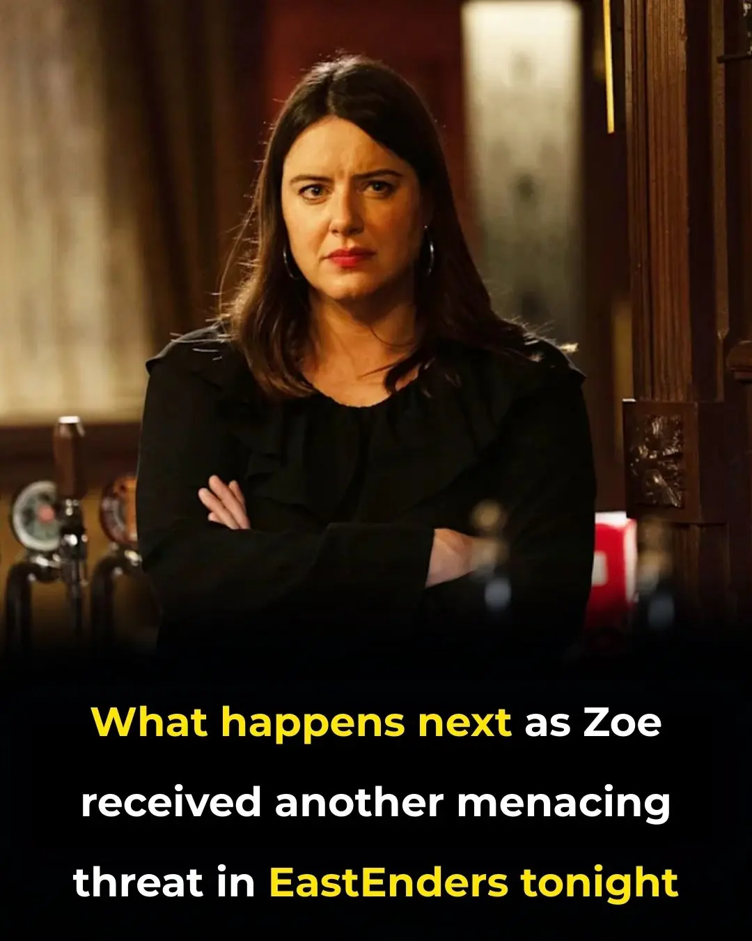 What happens next as Zoe received another menacing threat in EastEnders tonight