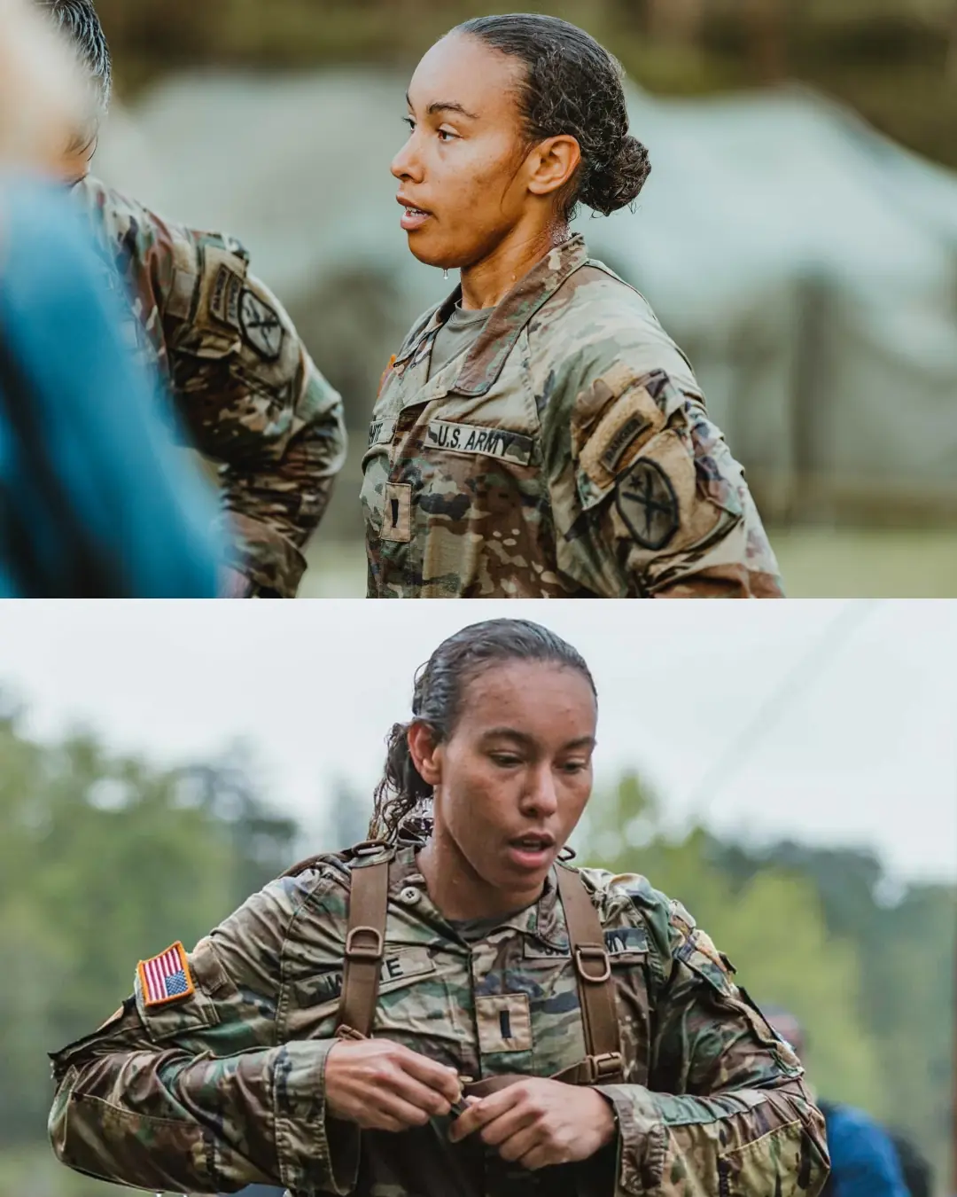 THE FIRST WOMAN ON THAT FIELD: The Story of Lt. Gabrielle White and the Day She Shook the Army.