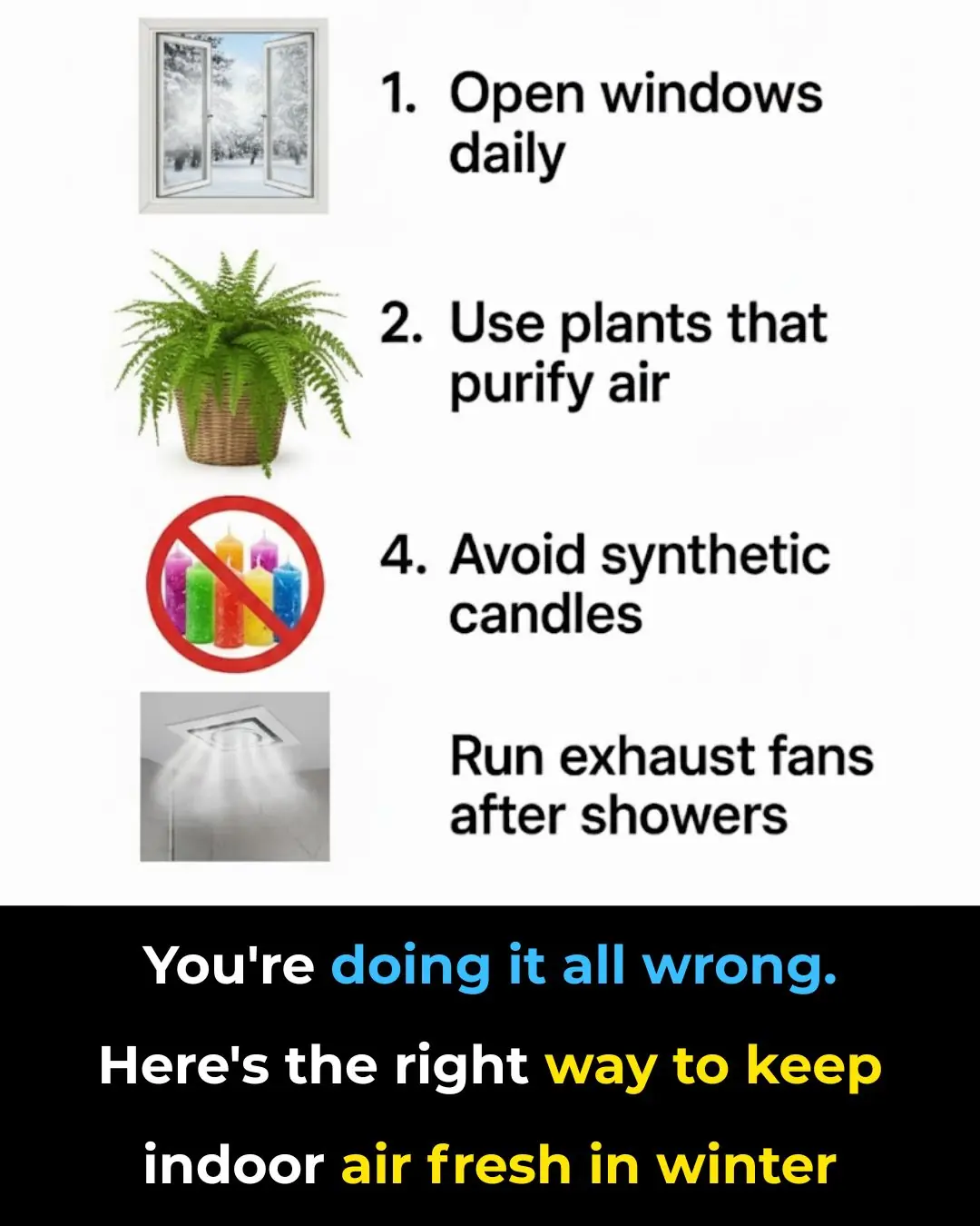 You’re Doing It All Wrong: Here’s the Right Way to Keep Indoor Air Fresh in Winter