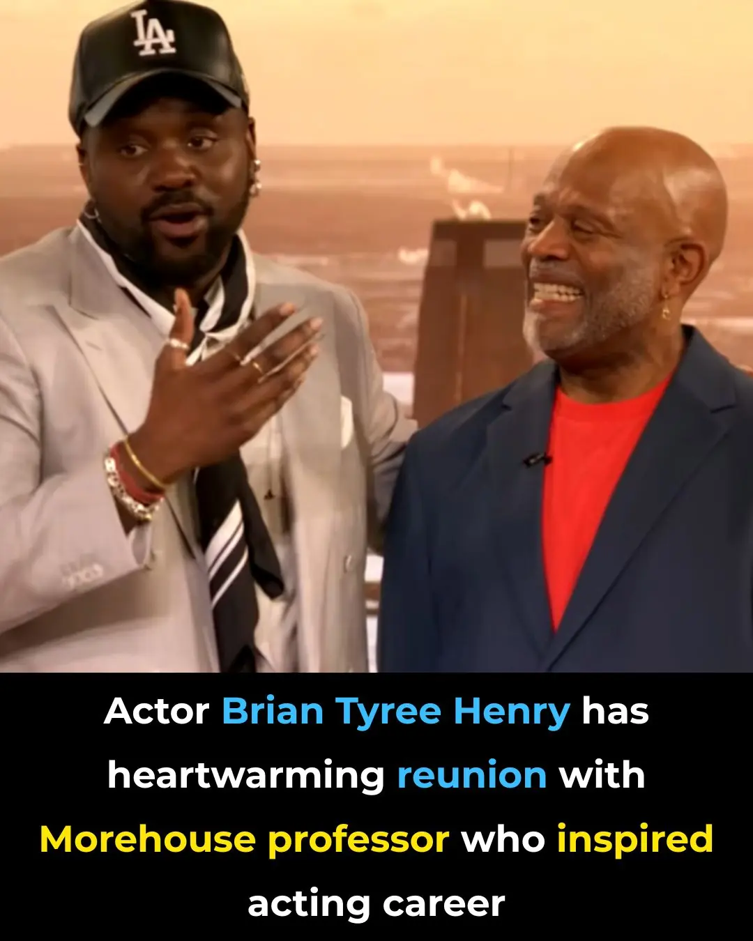 Actor Brian Tyree Henry Has Heartwarming Reunion With Morehouse Professor Who Inspired Acting Career