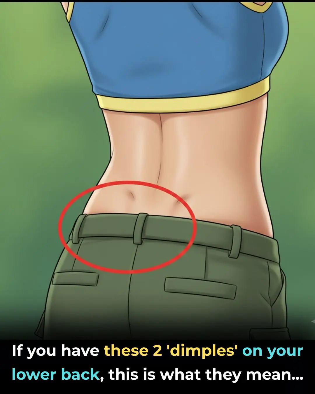 If You Have These Two ‘Dimples’ on Your Lower Back