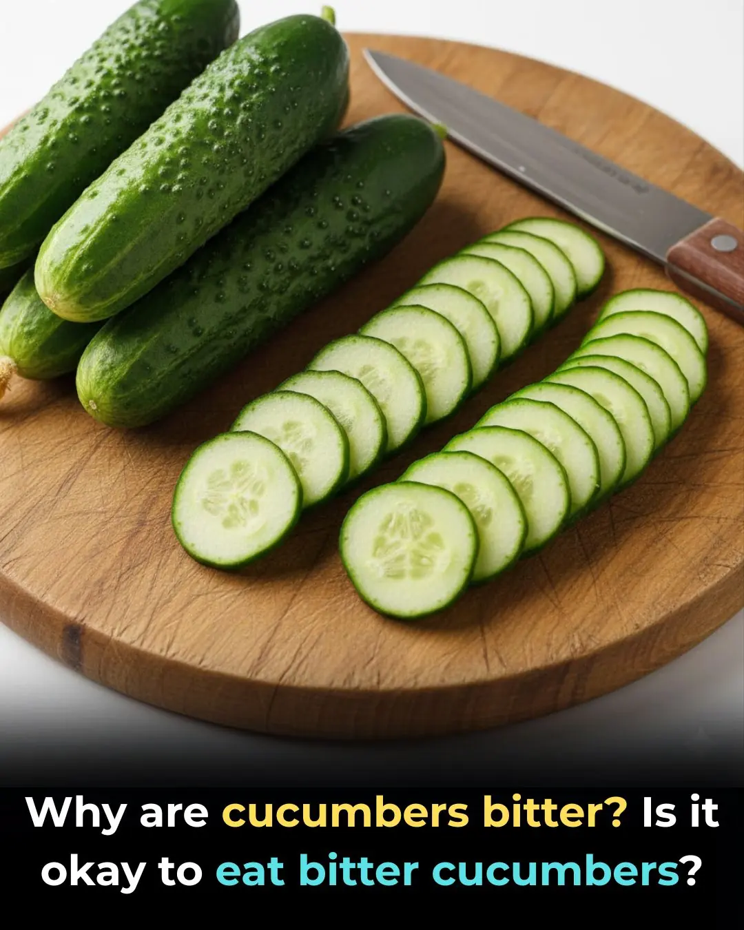 Why are cucumbers bitter? Is it okay to eat bitter cucumbers?
