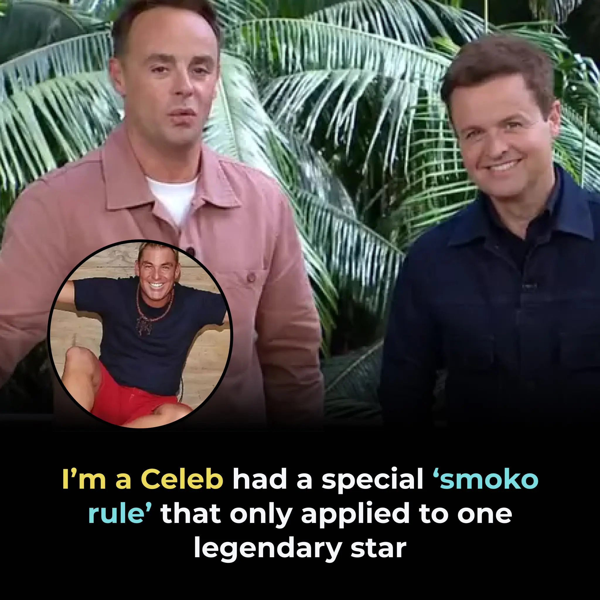 I’M A CELEB HAD A SPECIAL ‘SMOKO RULE’ THAT ONLY APPLIED TO ONE LEGENDARY STAR