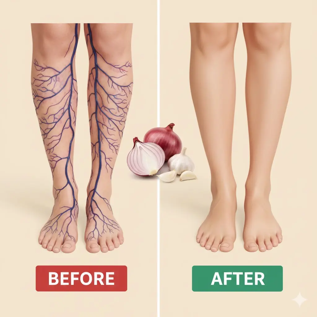Vein Victory Elixir: Onion-Garlic-Vinegar Rituals to Banish Bulging Blues