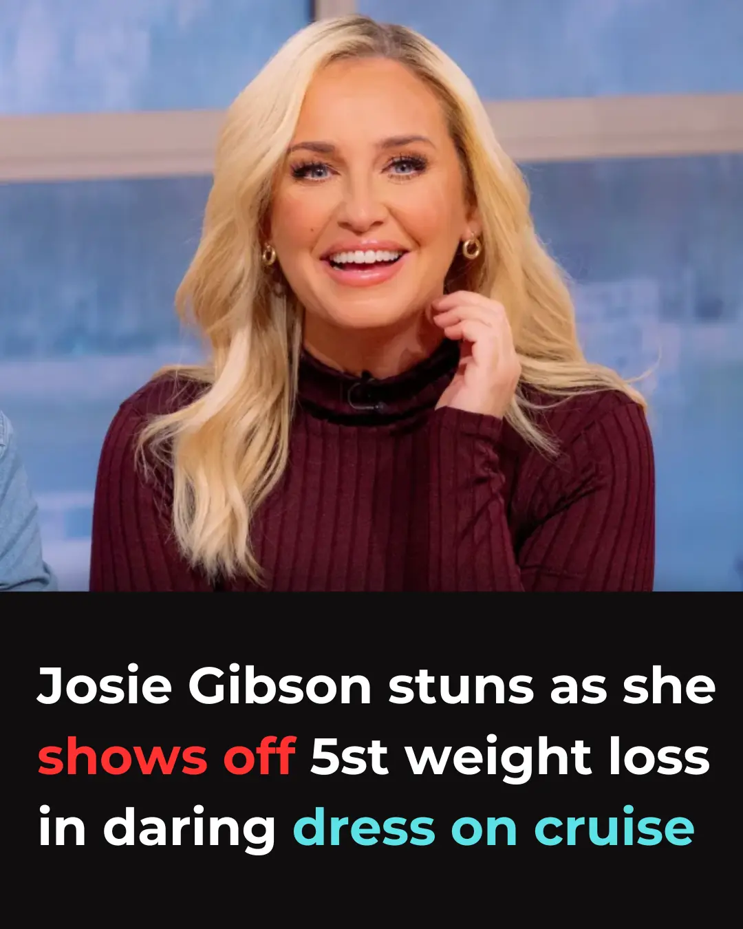 Josie Gibson stuns as she shows off 5st weight loss in daring dress on cruise