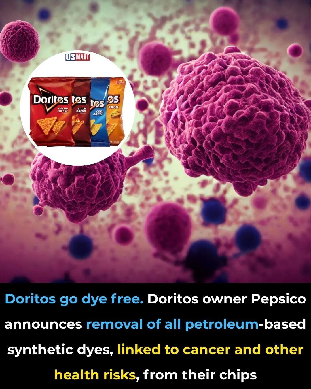 PepsiCo Removes Petroleum-Based Dyes from Doritos, Paving the Way for Healthier Snacking