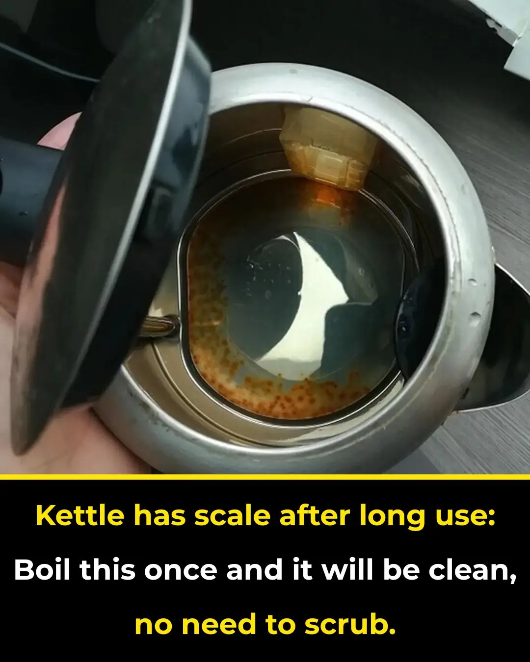 Kettles Build Up Mineral Deposits Over Time — Add This One Ingredient, Boil Once, and It Becomes Spotless Without Scrubbing