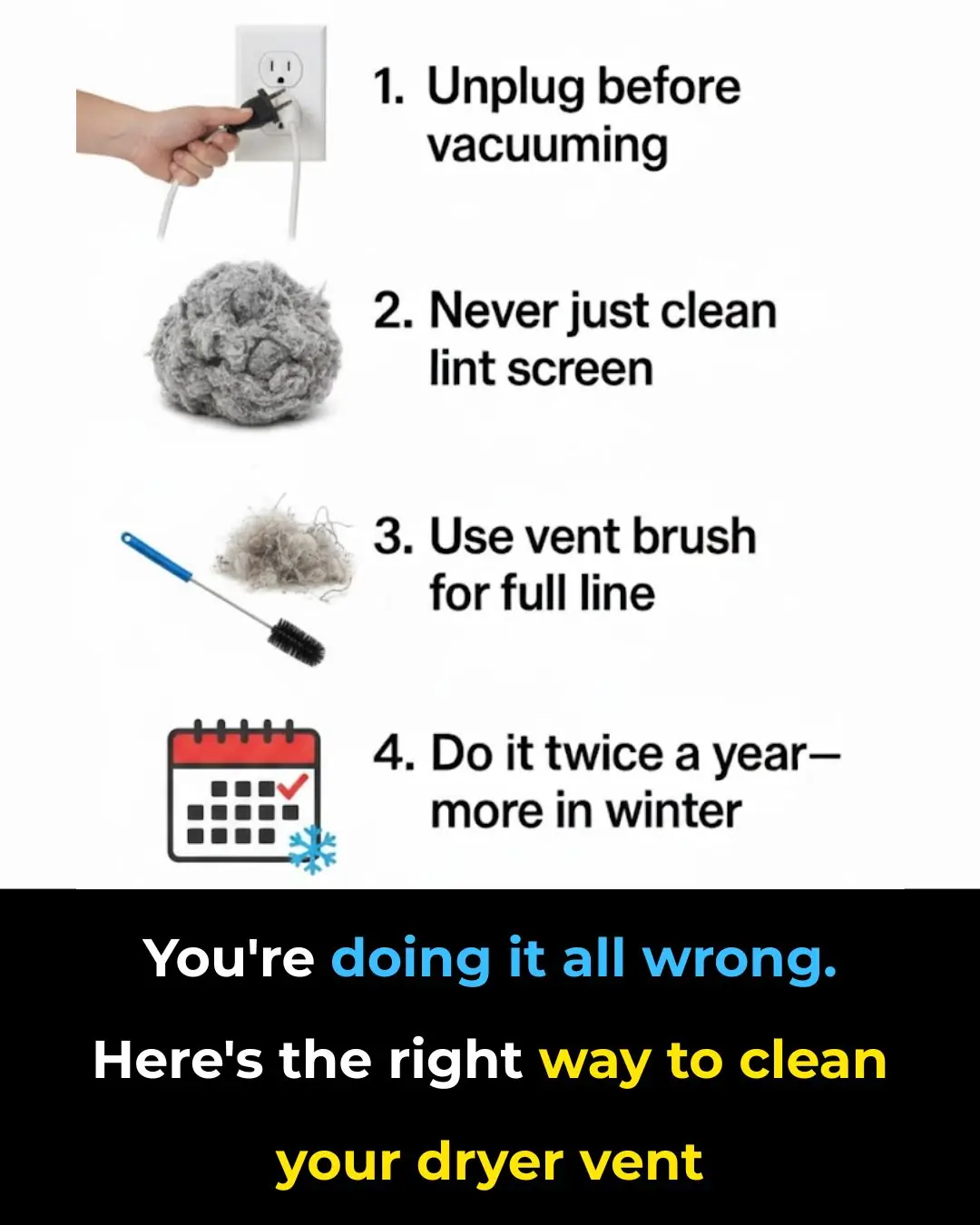 You're doing it all wrong. Here’s the right way to clean your dryer vent