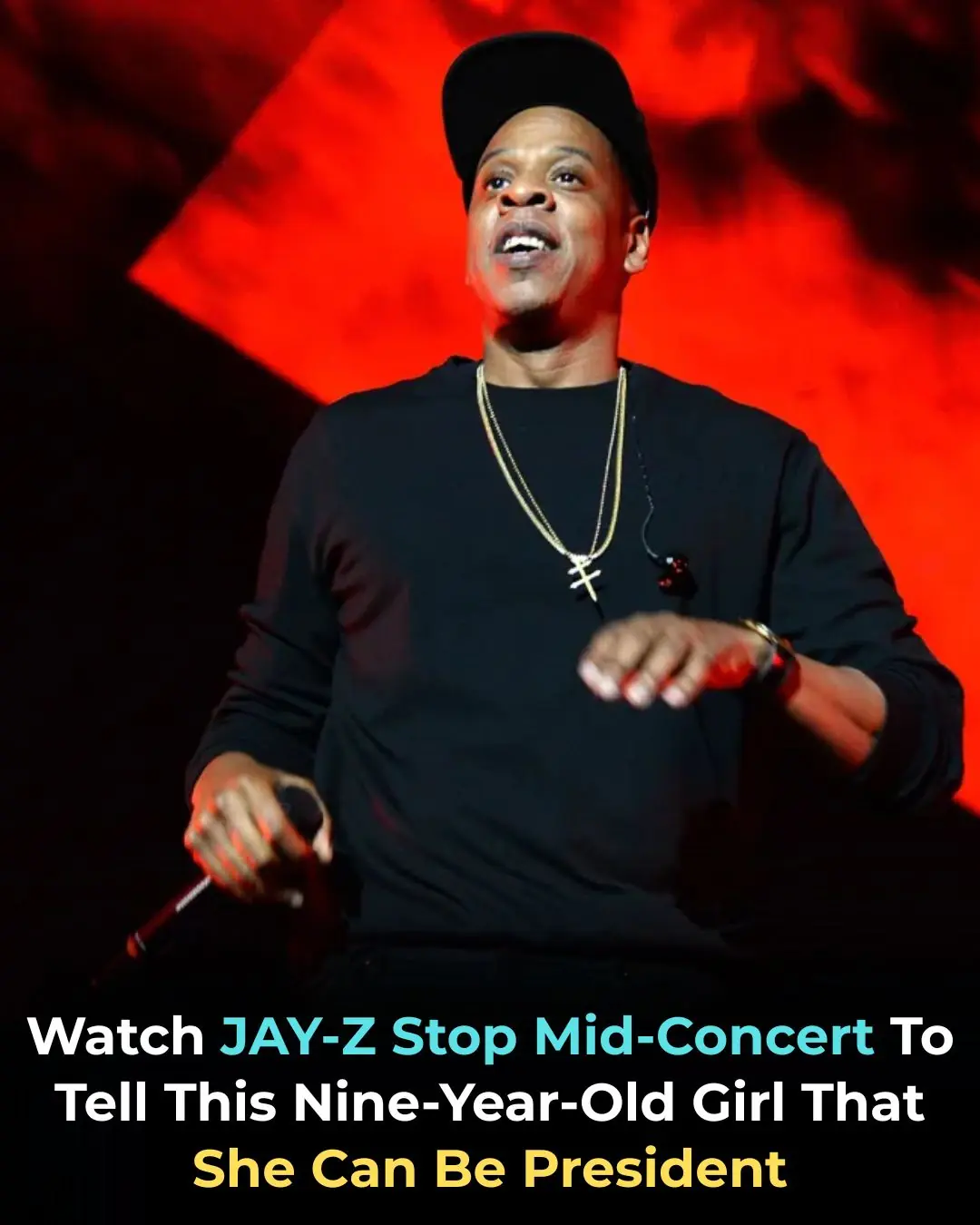 Watch JAY-Z Stop Mid-Concert To Tell This Nine-Year-Old Girl That She Can Be President