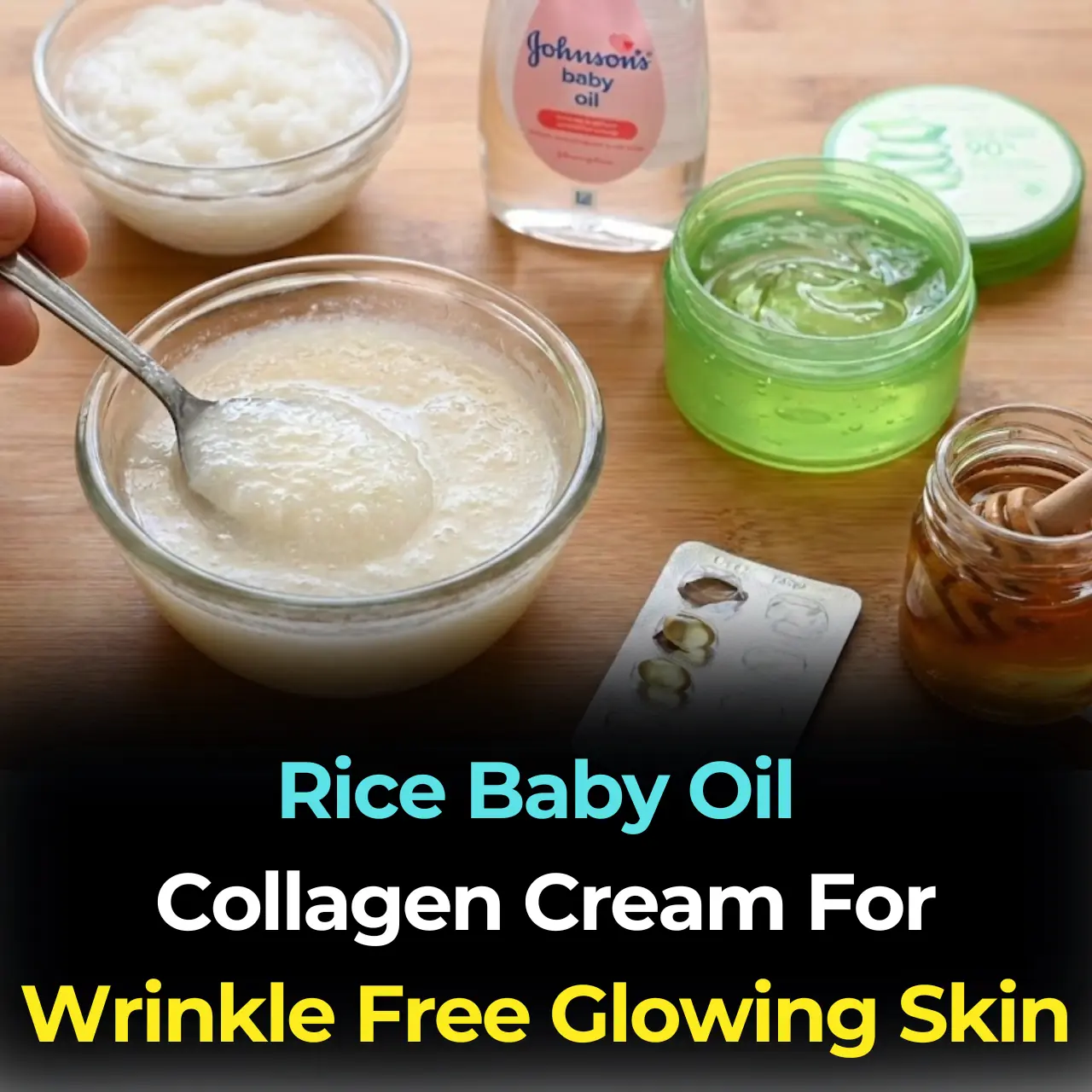 Rice Baby Oil Collagen Cream For Wrinkle Free Glowing Skin