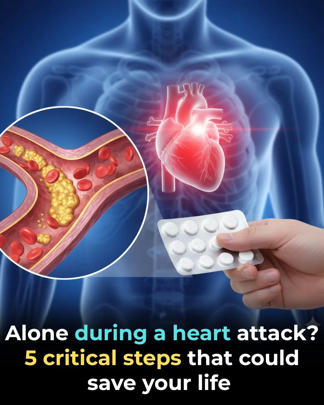 Home Alone During a Heart Attack …5 Critical Steps That Could Save Your Life