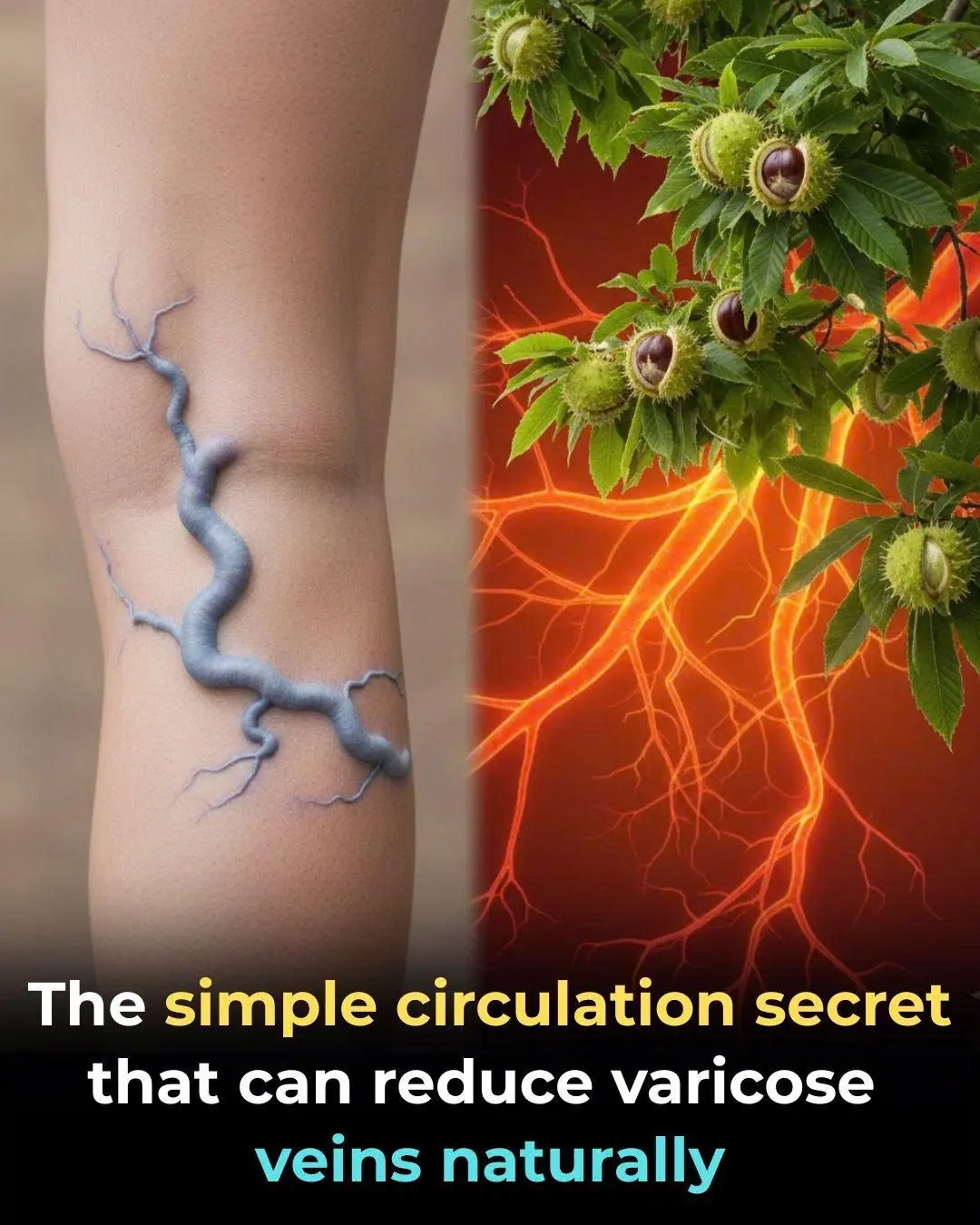 The simple circulation secret that can reduce varicose veins naturally