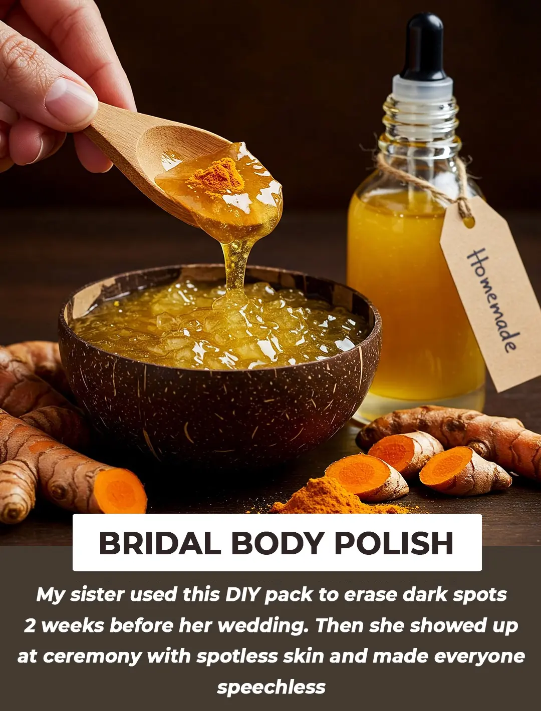 DIY Face Polish Pack – Turmeric Bridal Body Polishing Face Pack