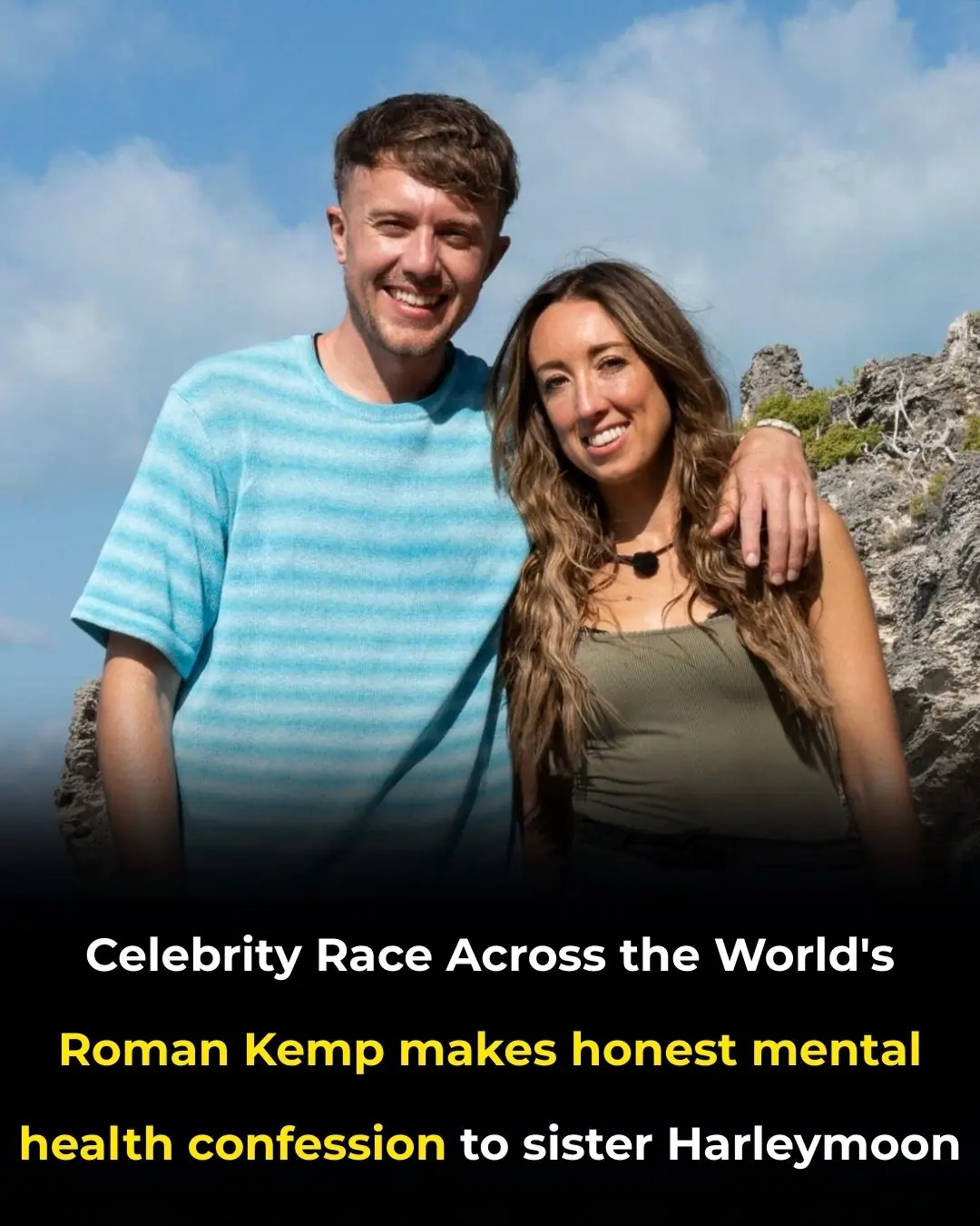 Roman Kemp tells sister Harleymoon he has stopped taking antidepressants in Celebrity Race Across the World confession