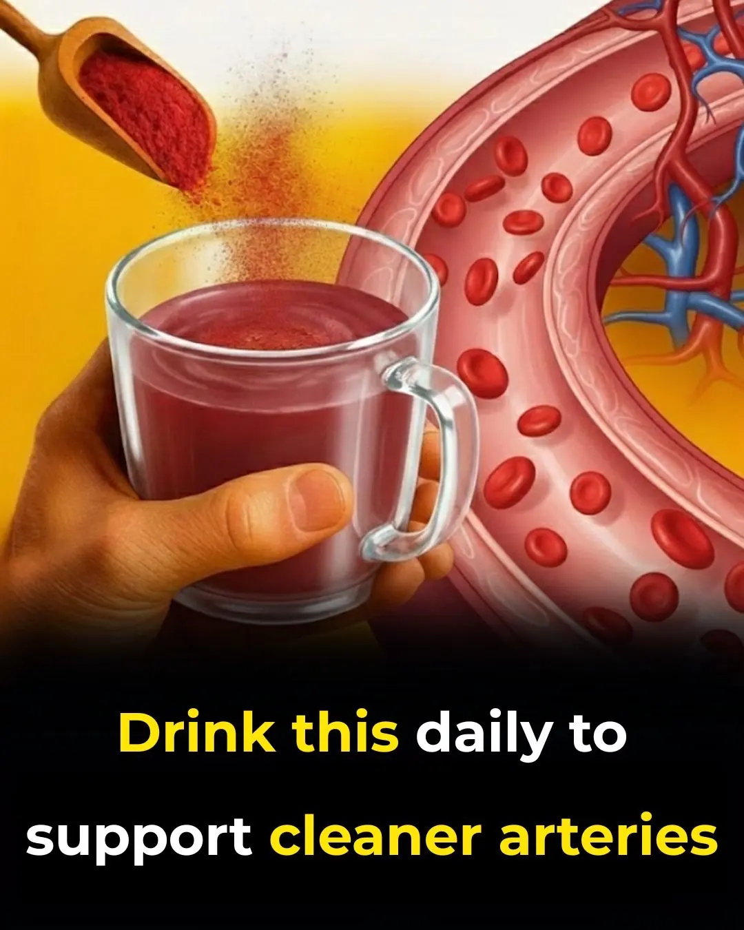 Drink this daily to support cleaner arteries