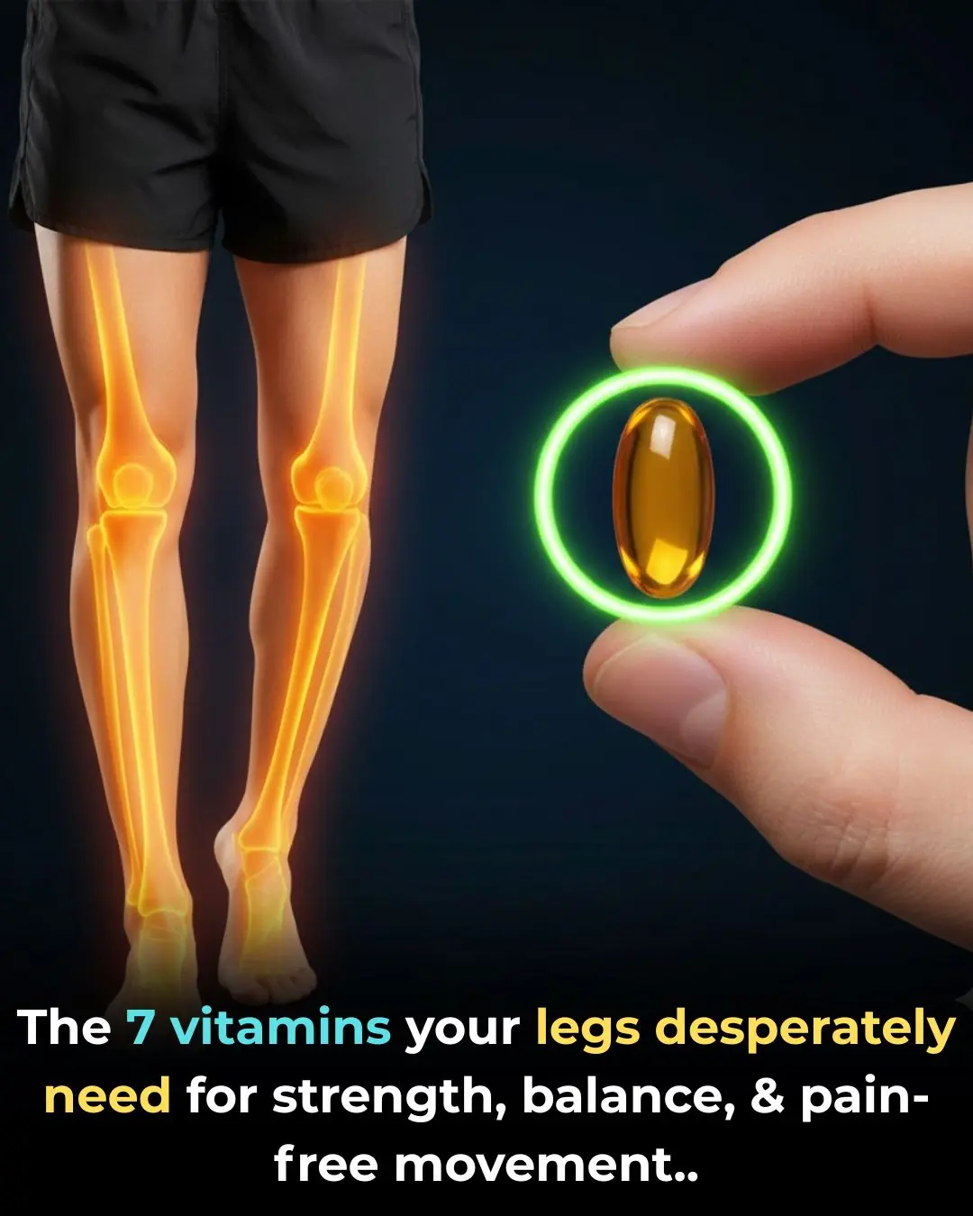 7 powerful vitamins you need for strong, healthy legs