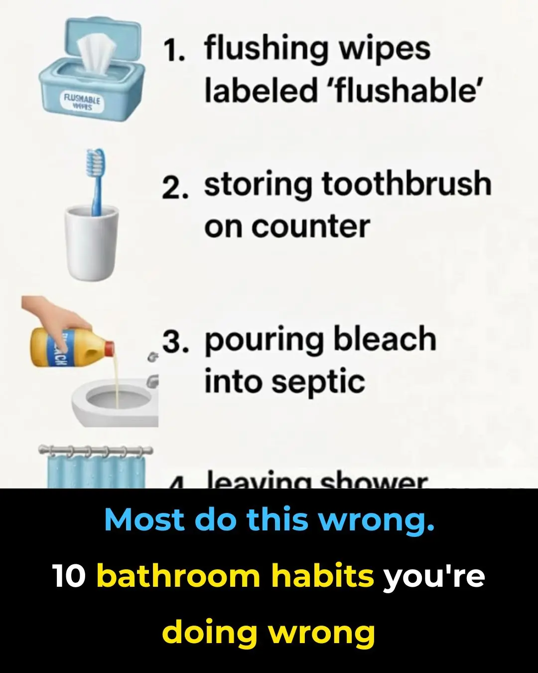 Most do this wrong: 10 bathroom habits you’re doing incorrectly