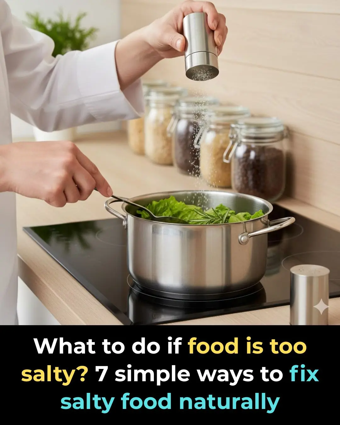 What to do if food is too salty? 7 simple ways to fix salty food naturally