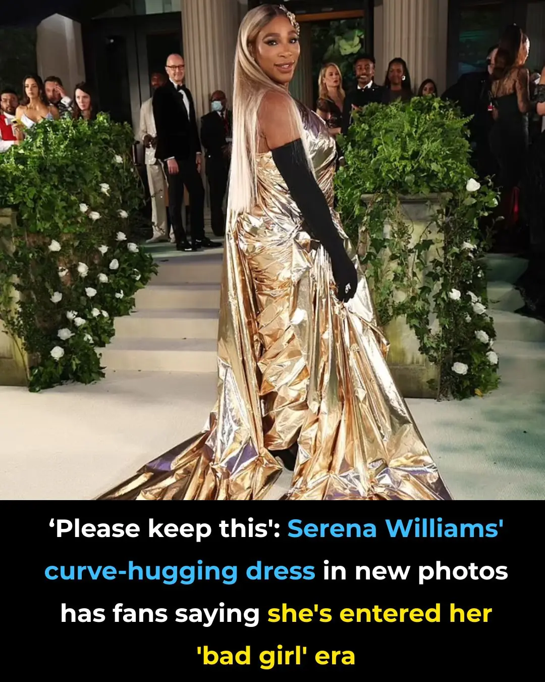 ‘Please Keep This’: Serena Williams’ Curve-Hugging Dress In New Photos Has Fans Saying She’s Entered Her ‘Bad Girl’ Era
