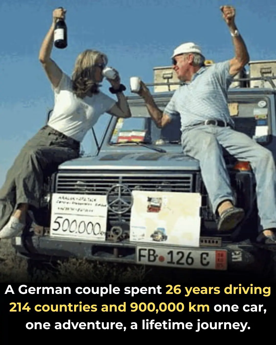 26 Years, 214 Countries, 900,000 Kilometers: The Epic Journey of Gunther and Christine
