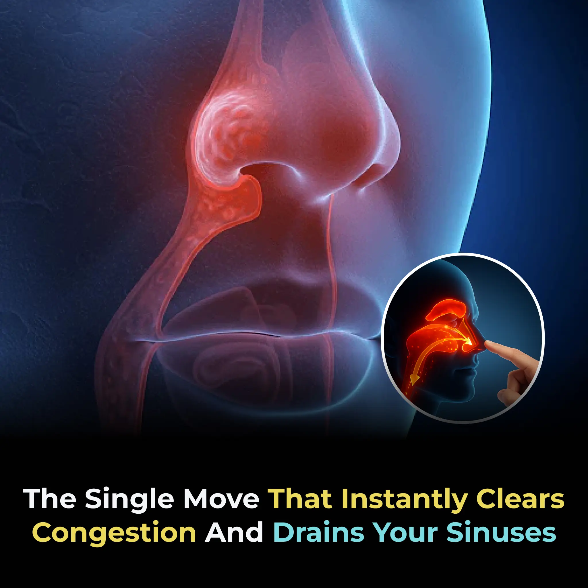 The single move that instantly clears congestion and drains your sinuses