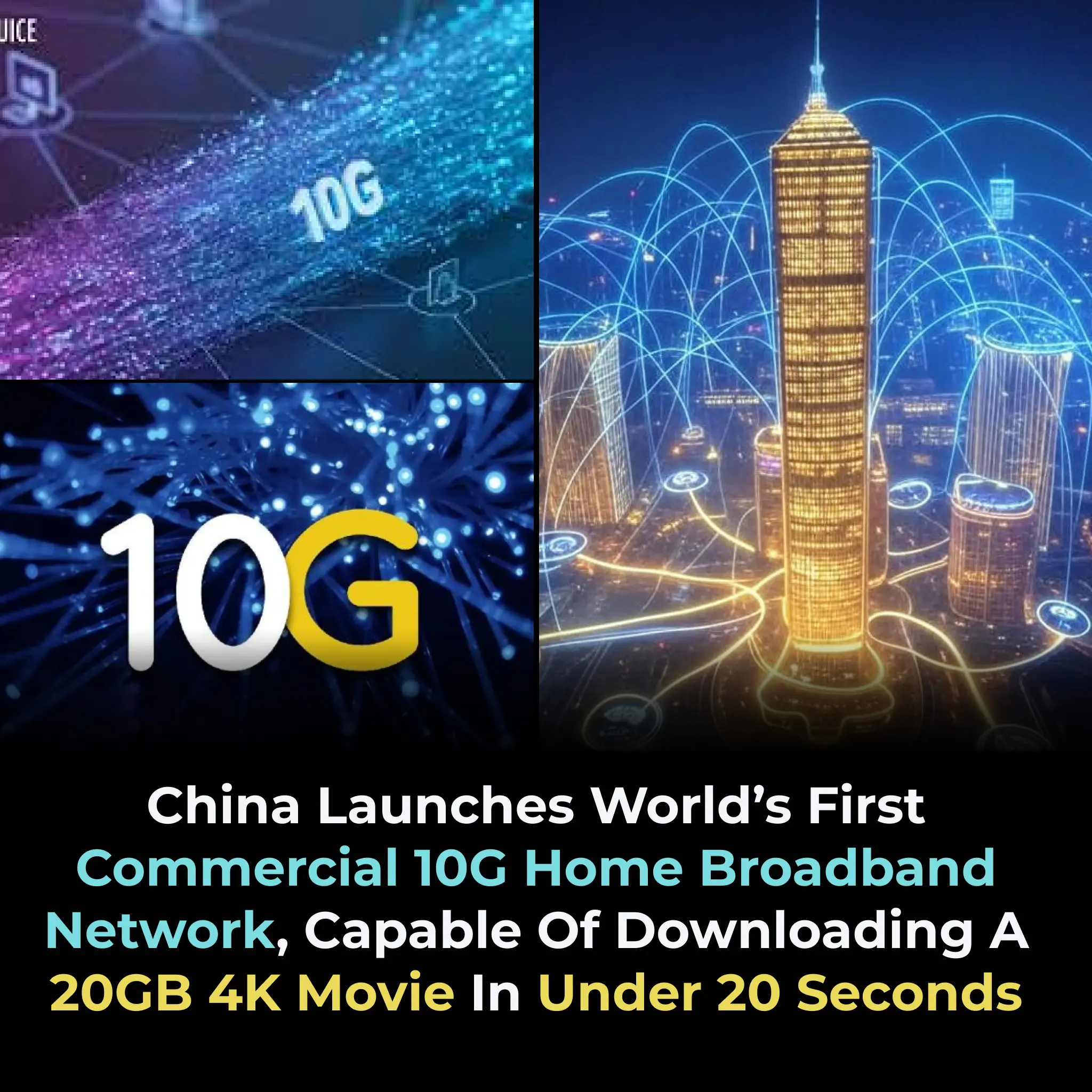 China Just Launched the World’s First 10G Home Internet — And It Signals the Future of Global Connectivity