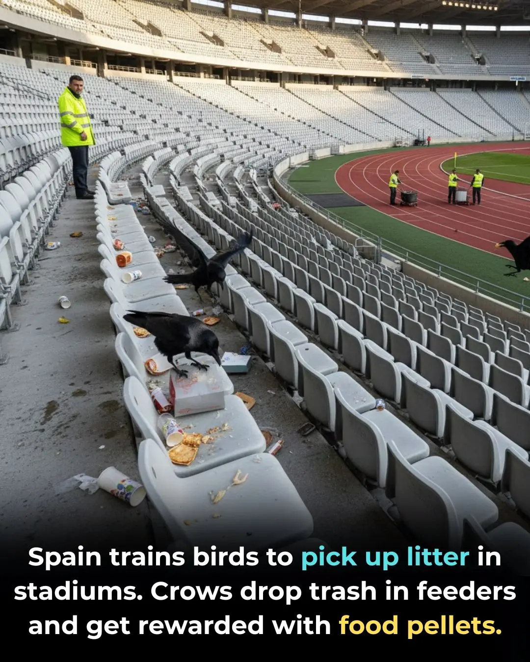 From Crow to Cleaner: How Feathered Geniuses Are Fighting Litter in Spain