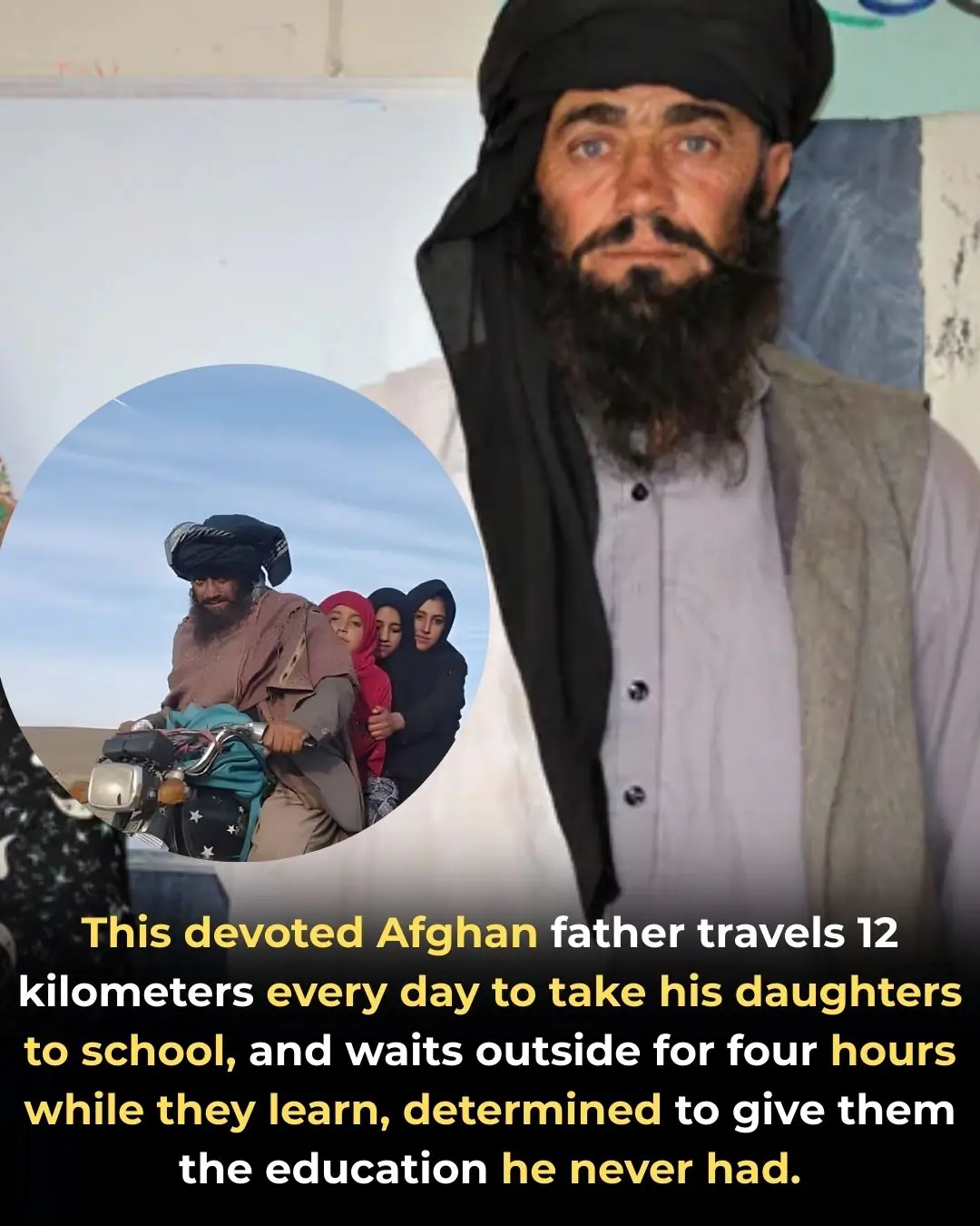 A Ride for Hope: How One Afghan Father Is Transforming His Daughters’ Future