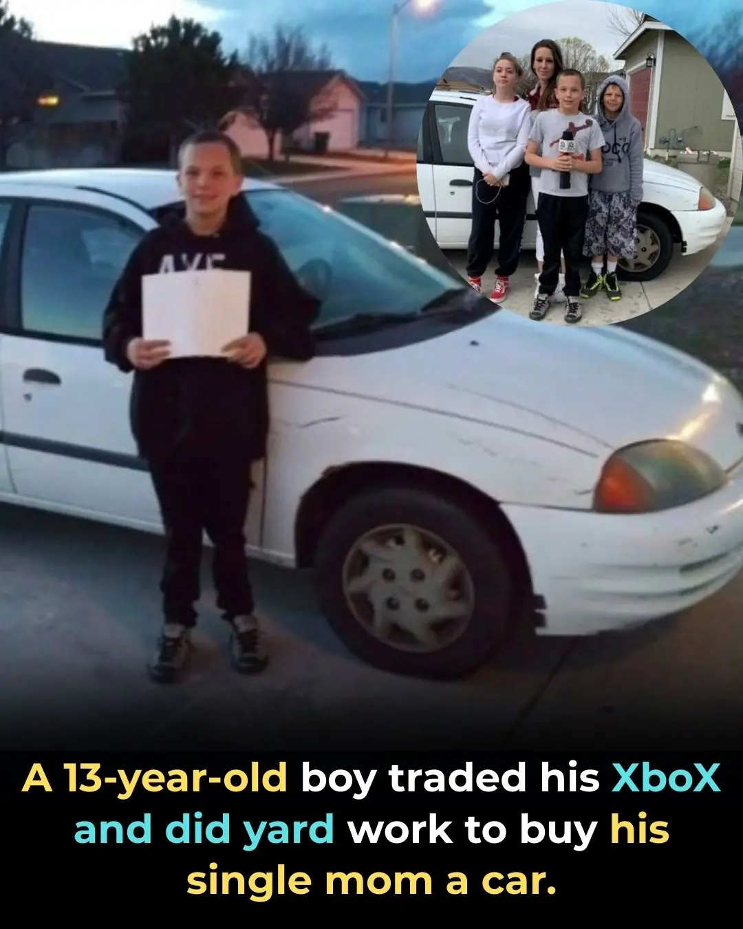 Nevada Teen Shows Extraordinary Love, Buys Mom a Chevrolet Metro