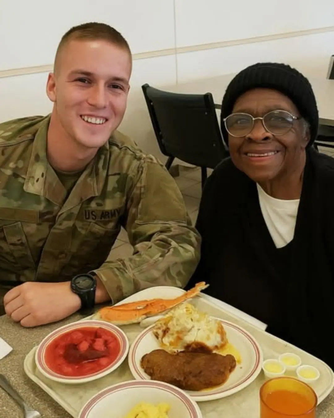 Lunch for Three: A Soldier, a Widow, and the Man Who Still Lives at the Table.