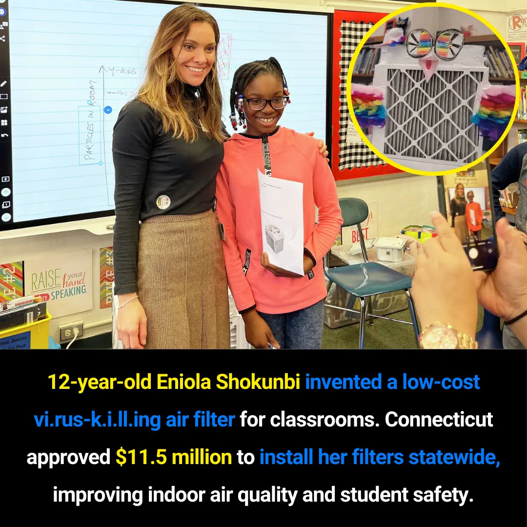12-Year-Old Innovator Creates Low-Cost Virus-Removing Air Filter Adopted Across Connecticut