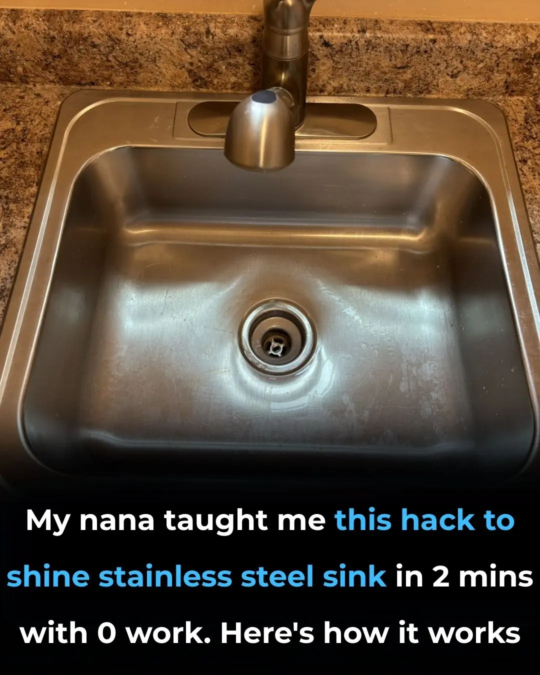 My Nana’s 2-Minute Hack to Make a Stainless Steel Sink Shine With Zero Effort