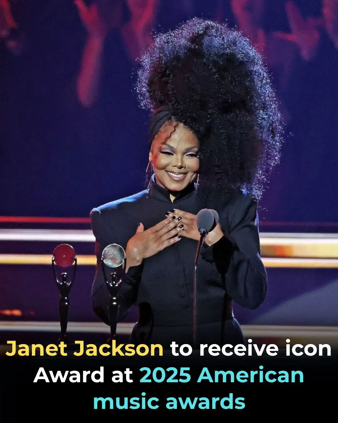 Janet Jackson to Receive Icon Award at 2025 American Music Awards