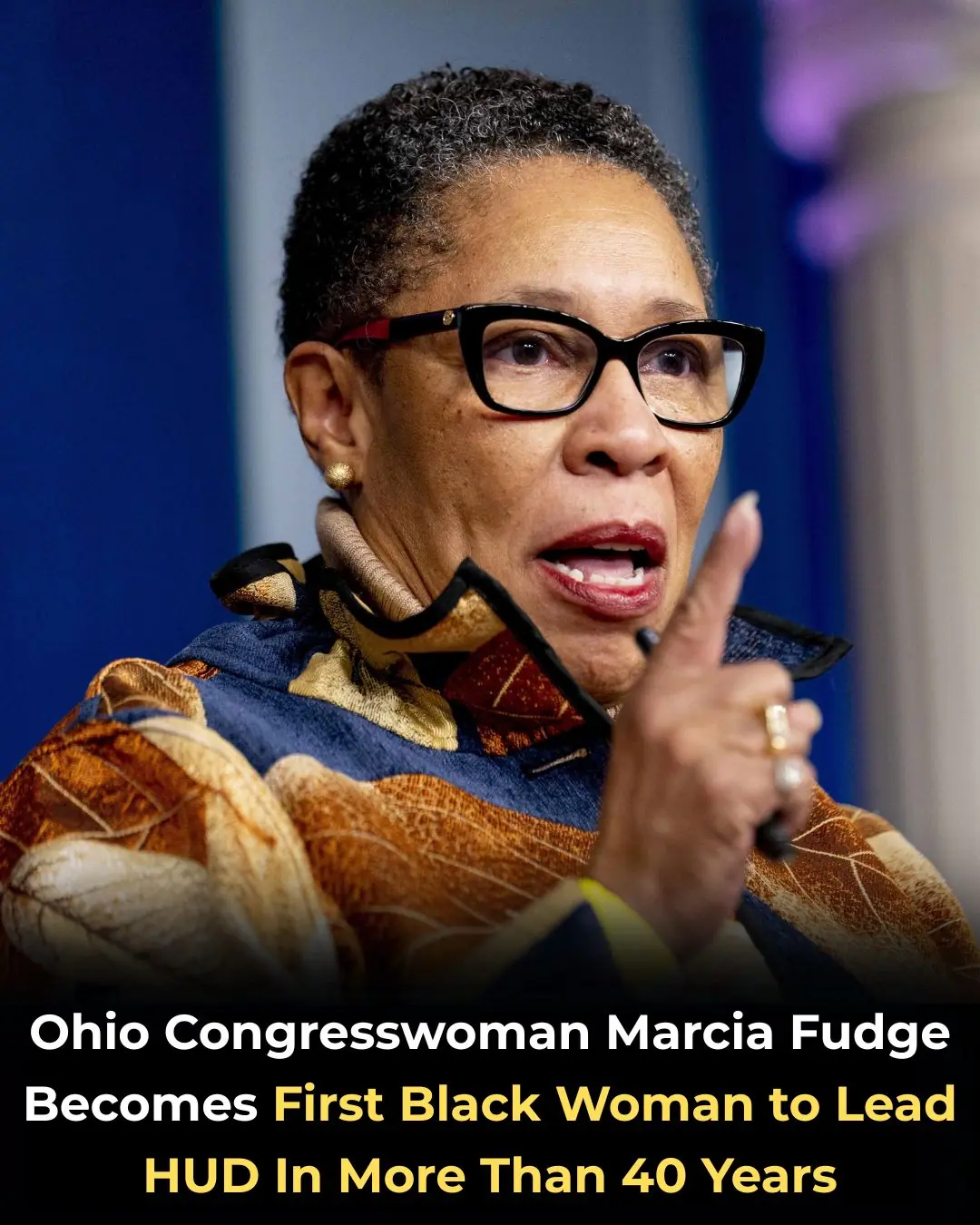 Ohio Congresswoman Marcia Fudge Becomes First Black Woman to Lead HUD In More Than 40 Years
