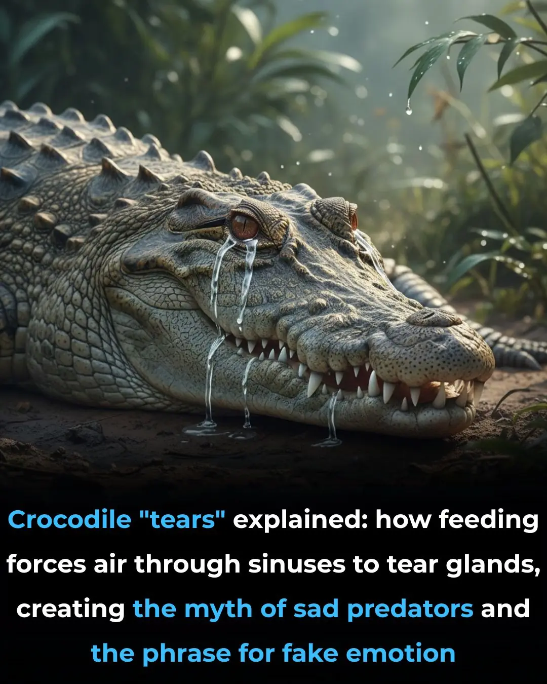 Crocodile Tears Explained: From Natural Reflex to Cultural Legend